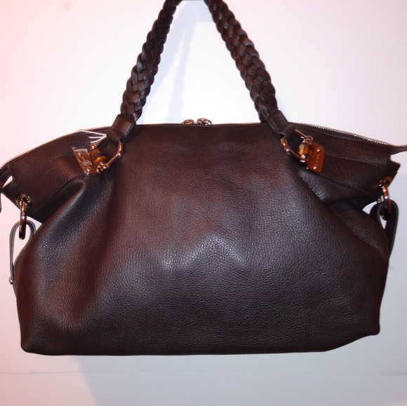 Gucci Handbags - Gucci Bamboo Bar Leather Tote